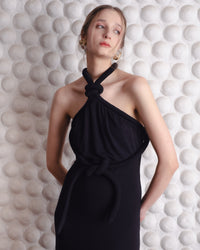 Vestido Cana II Tricot Nero