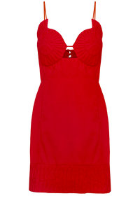 Vestido Shell Mini Rouge